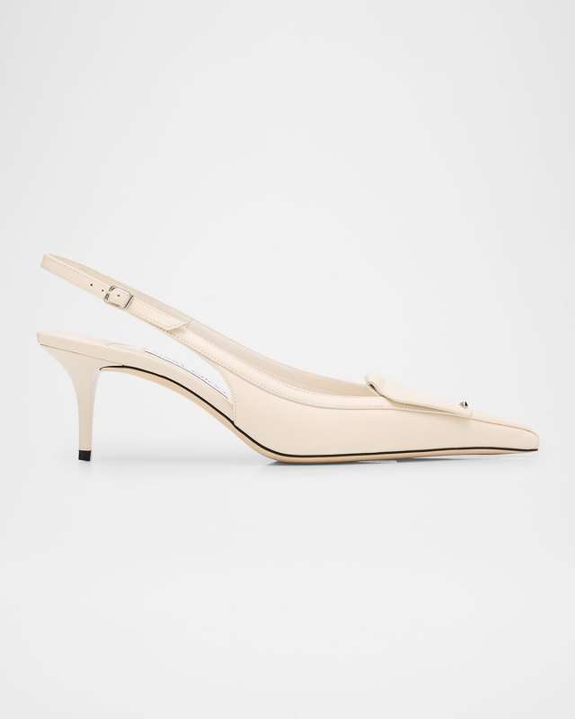 Frances Leather Slingback Pumps